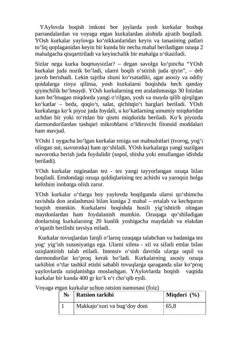 Parrandachilik xo’jaliklariga chiqish, jo’jalarni o’stirish bo’yicha zamonaviy texnalogiyalar va ilg’or ish tajribalari bilan tanishish 4