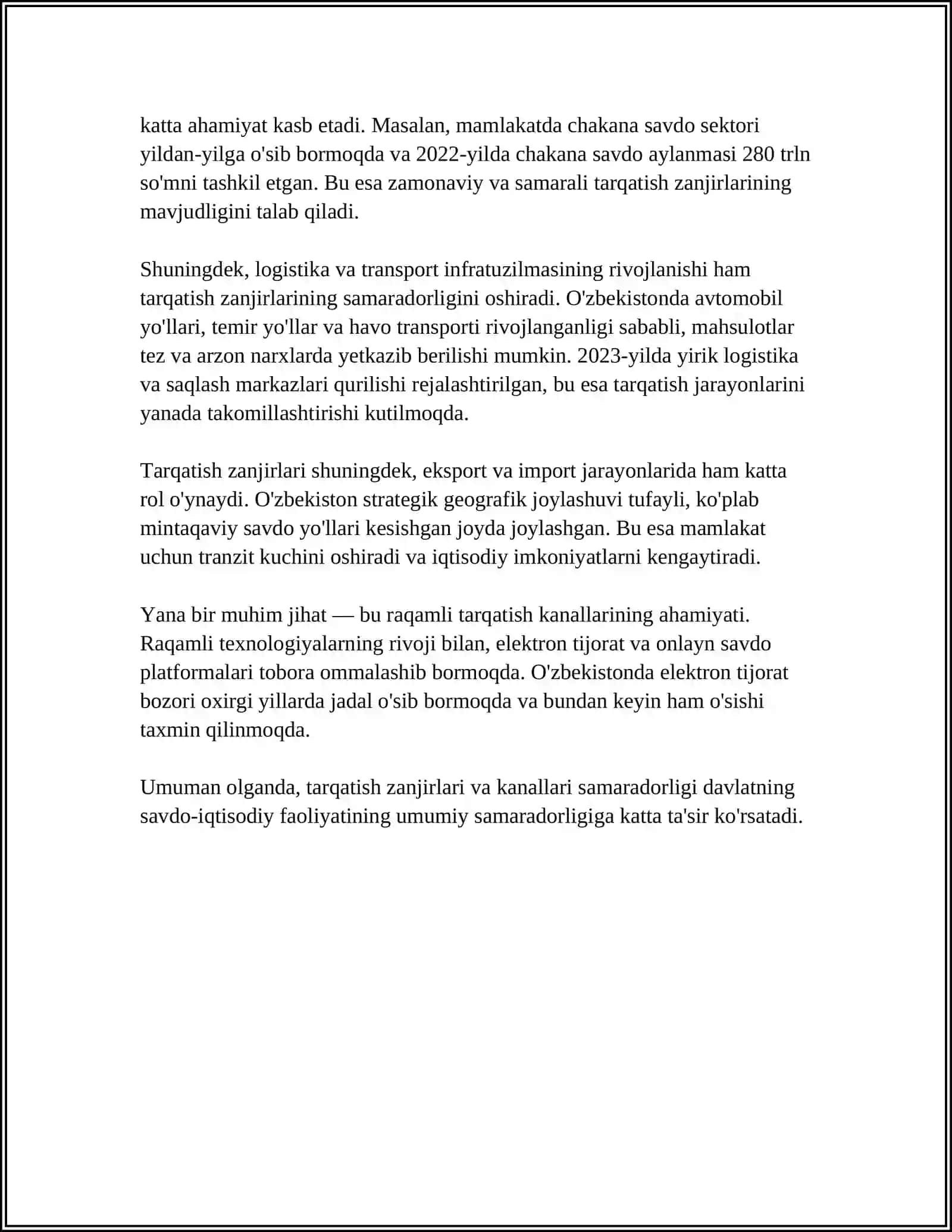 TARQATISH ZANJIRLARI KANALLARI VA TIZIMLARINING XUSUSIYATLARI 4