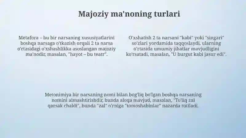 Óz va koʻchma maʼno 4