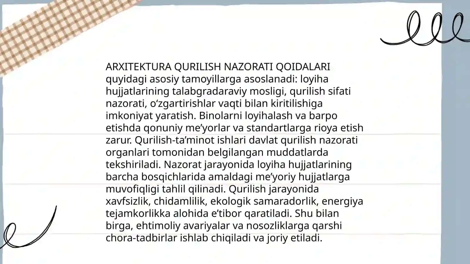 DAVLAT ARXITEKTURA QURILISH NAZORATI INSPEKSIYASI 4