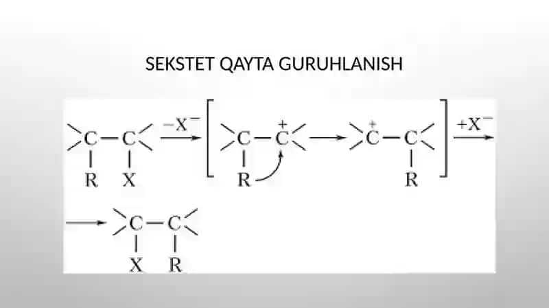 Sekstet qayta guruhlanish reaksiyalari. 4