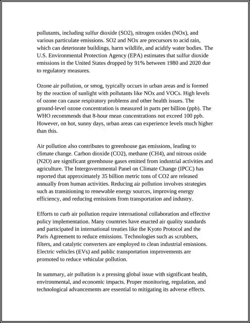 Air Pollution Study Guide 4