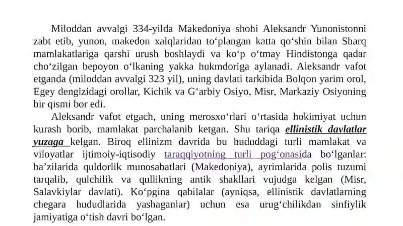Ellinistik Bosqich va uning xususiyatlari 4