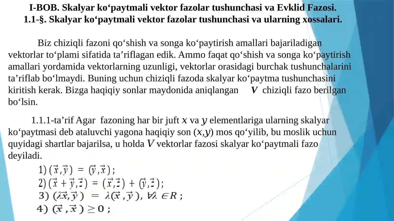 Algebra Darslik 4