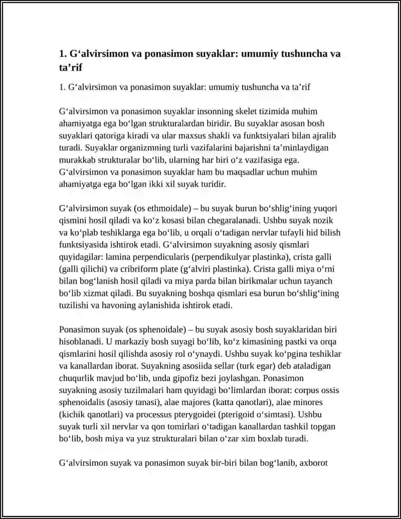 Gʻalvirsimon va ponsimon suyaklar 4