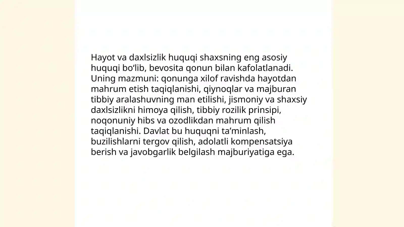 Shaxsning xuquq va erkinliklari 4