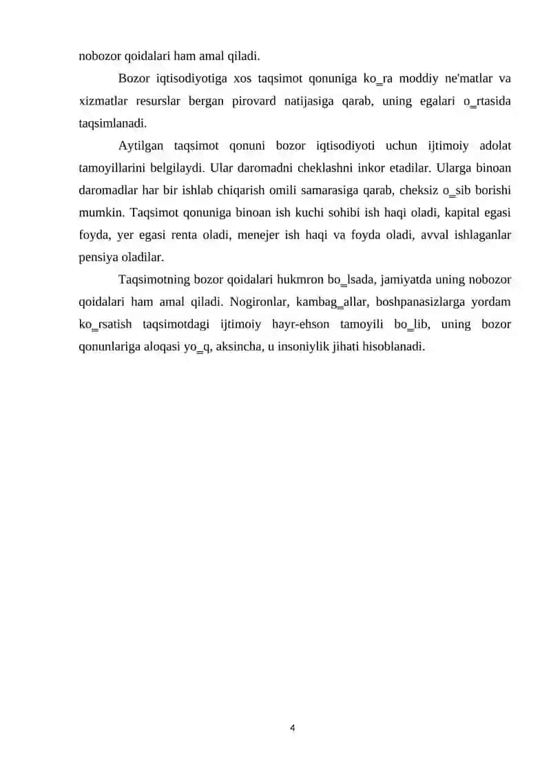 Daromadlarni qayta taqsimlash, boylik, iqtisodiy siyosat, jamiyatnng ijtimoiy sohasi va davlatning ijtimoiy siyosati 4
