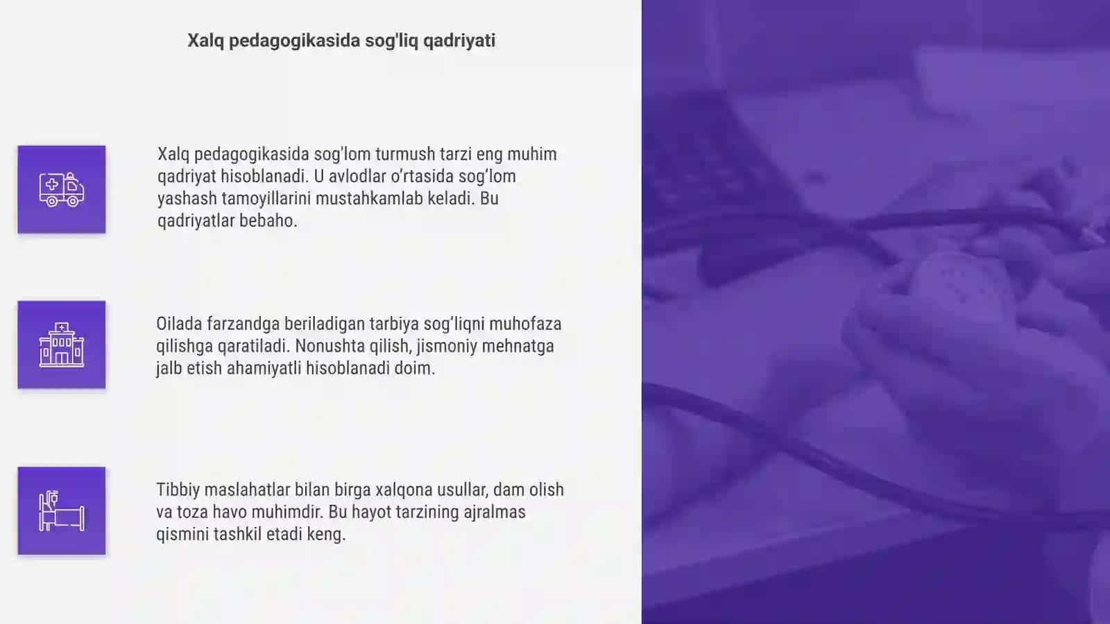 Sog'lom turmush tarzining xalq pedagogikasida ifodalanishi 4