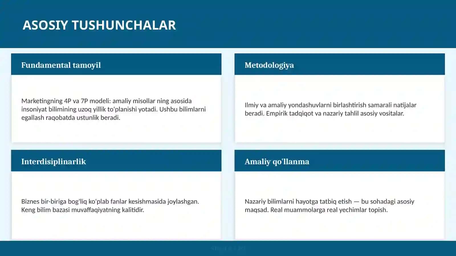 Marketingning 4P va 7P modeli: amaliy misollar 4