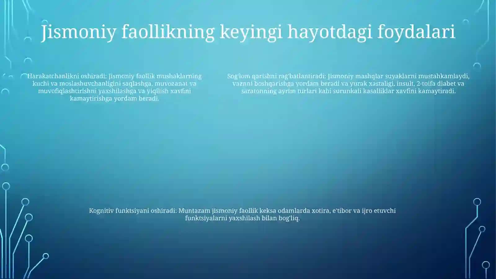 Keksayganda Ovqatlanish Va Harakatlanish Tartibi 4