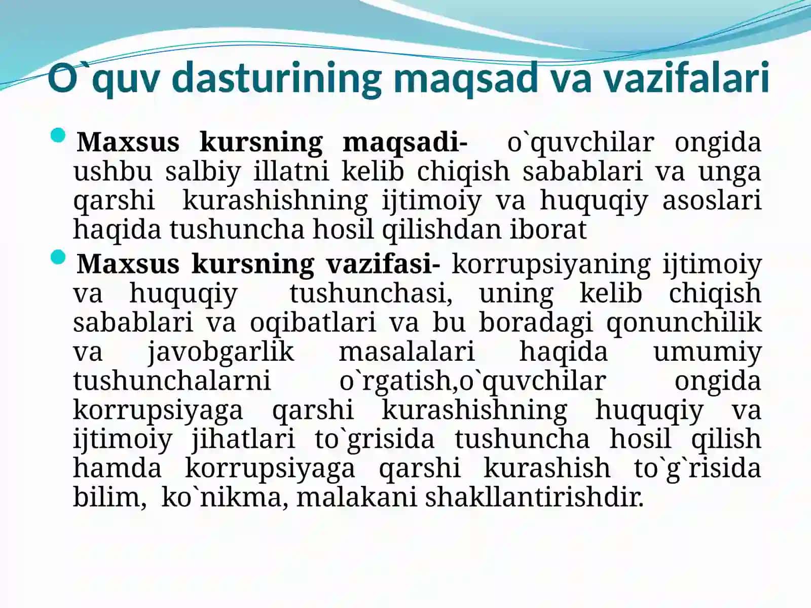 Korrupsiyatushunchasivauningoqibatlari 4