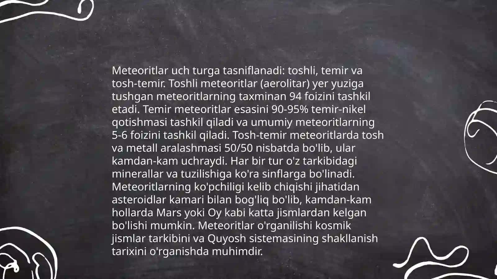 Meteoritlar 4