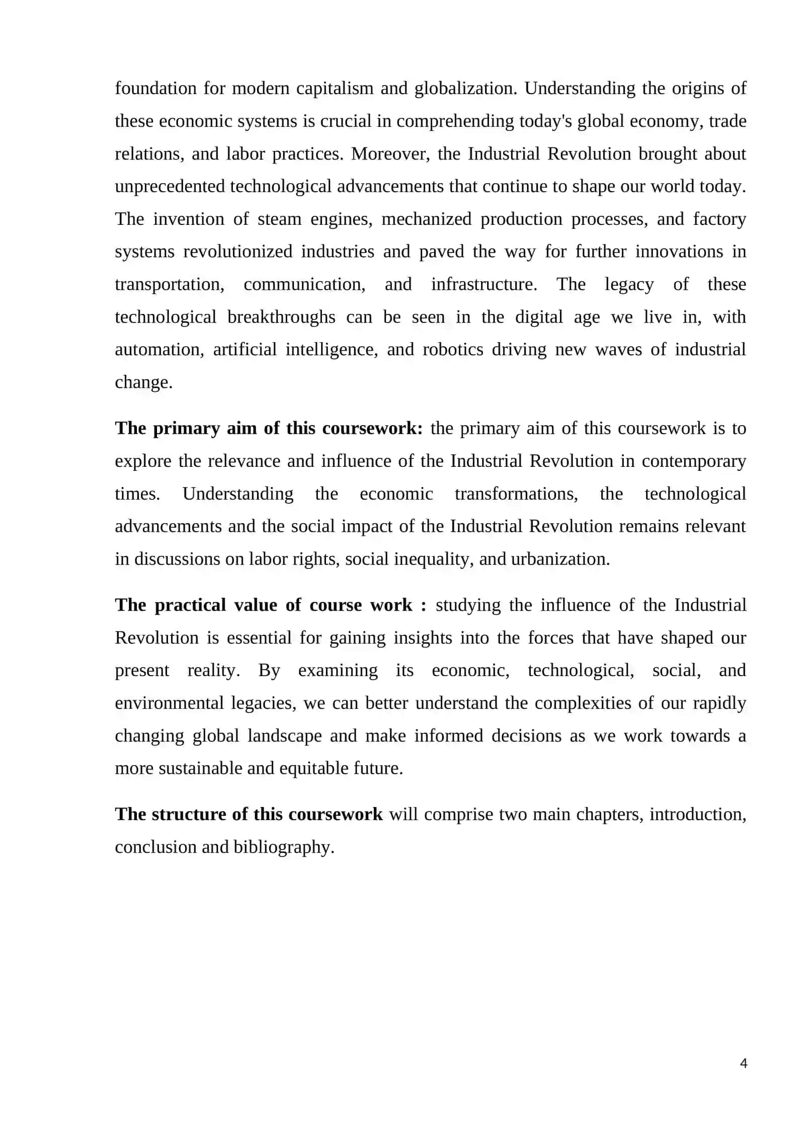 THE INFLUENCE OF THE INDUSTRIAL REVOLUTION ON BRITISH LITERATURE 4