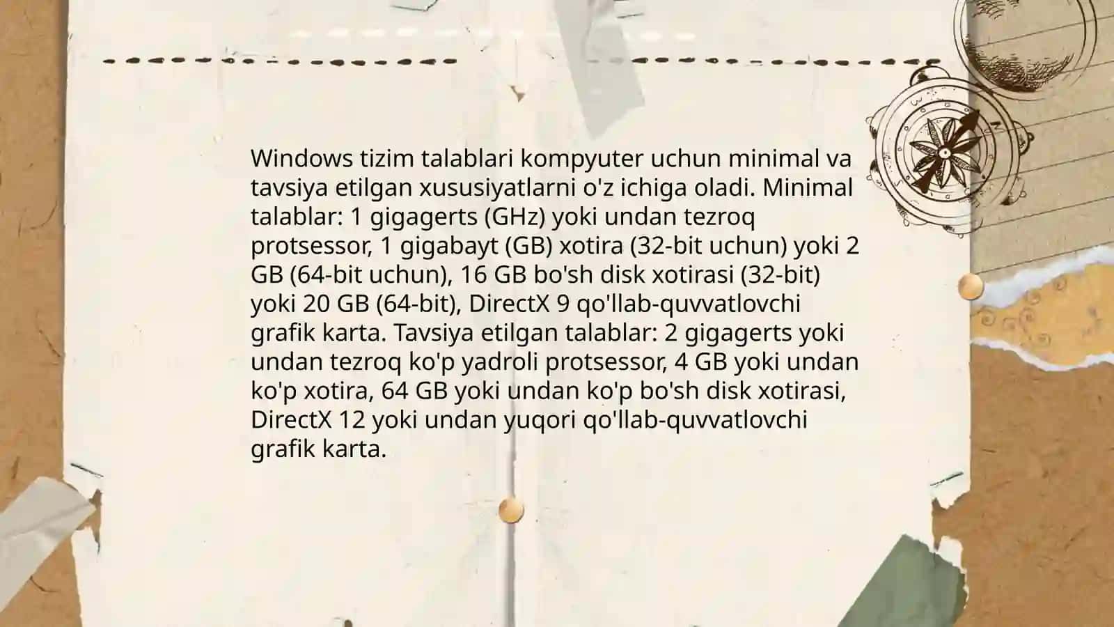Windows operatsion tizimi ornatiw 4