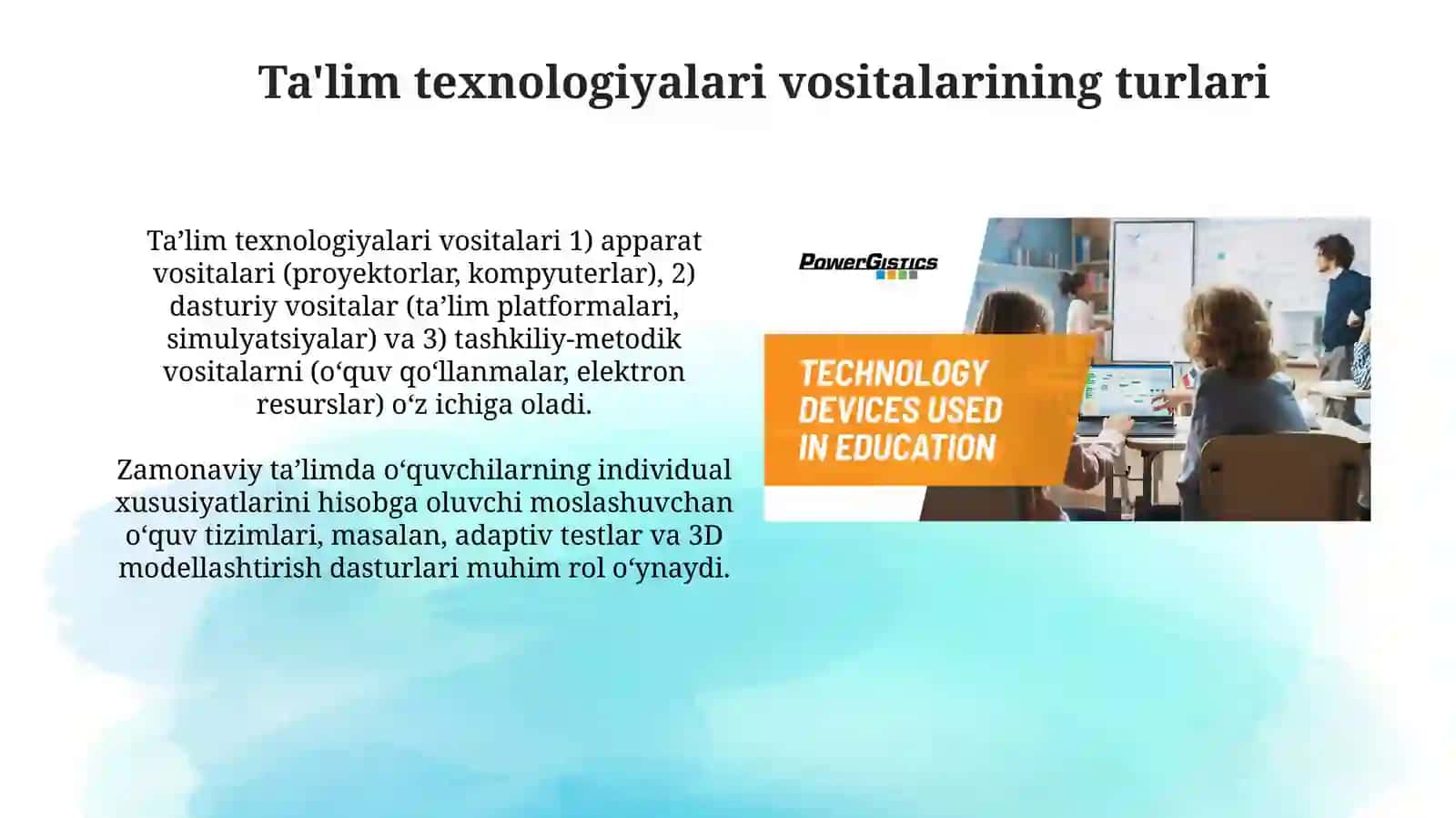 Korgazmali vositalar va ta'lim texnologiyasi vositalaridan foydalanish metodlari 4