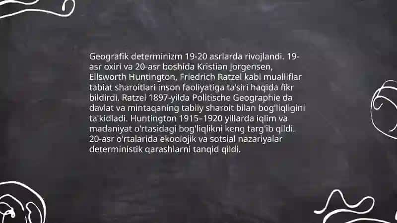 Geogarfik determinizm 4