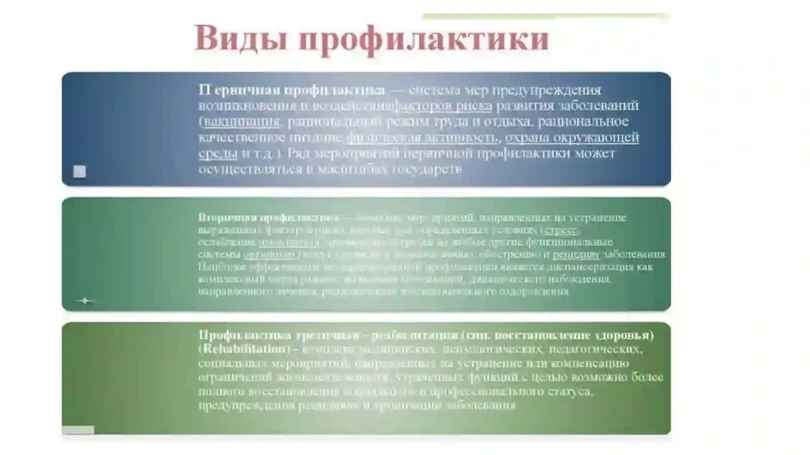 Первичная профилактика 4