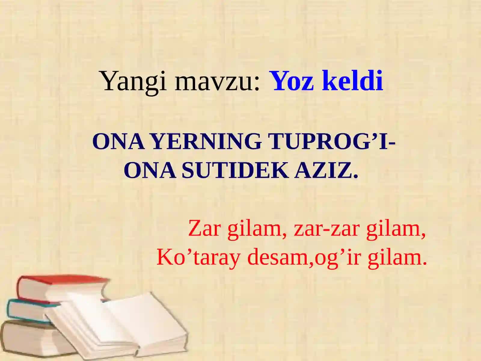 YOZ KELDI 4