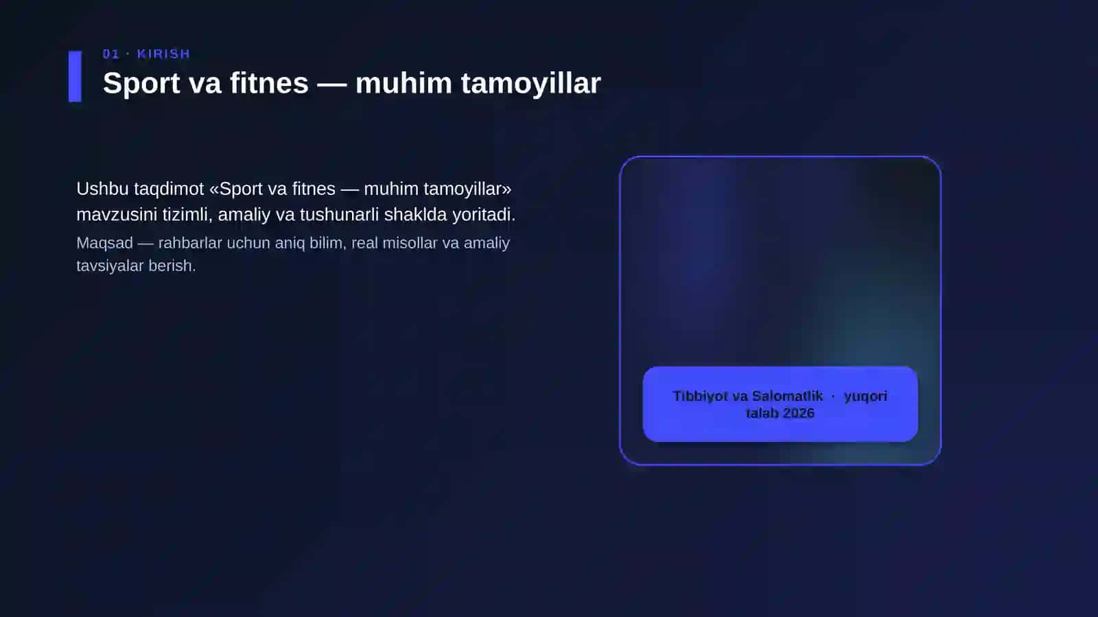 Sport va fitnes — muhim tamoyillar 4