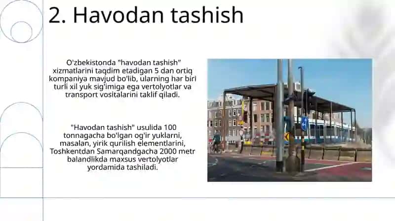 konstruksiyalarni tashish usullari 4