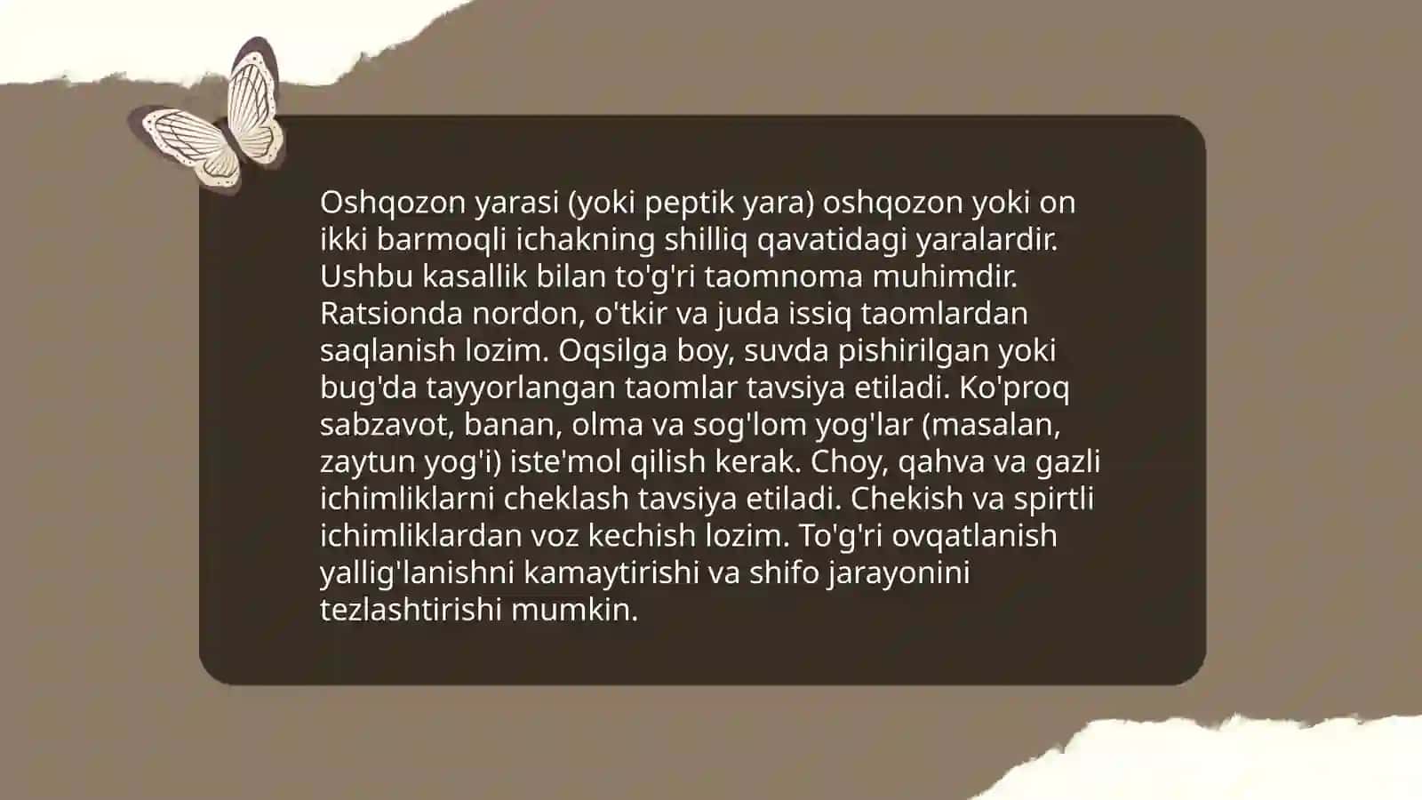 Hazm kasalliklarida taomnoma tuzish 4