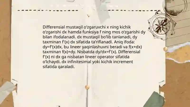 Hosila va differensial 4