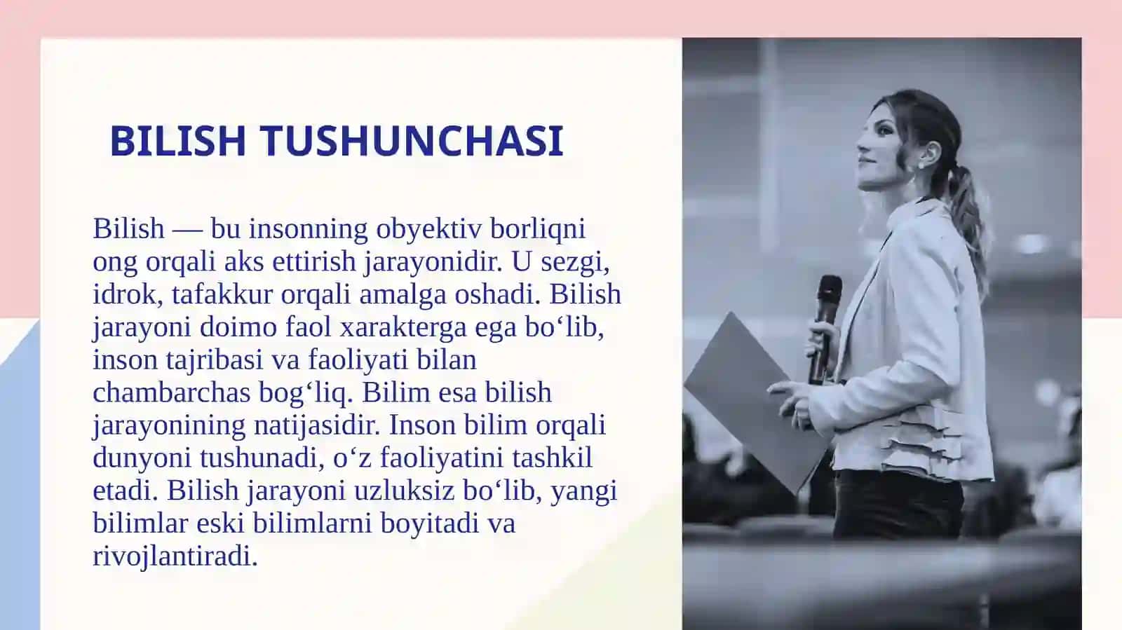 Bilish falsafasi 4