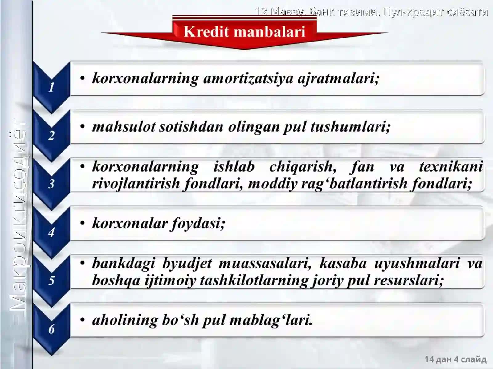 6-Маvzu.Pul kredit siyosati 4