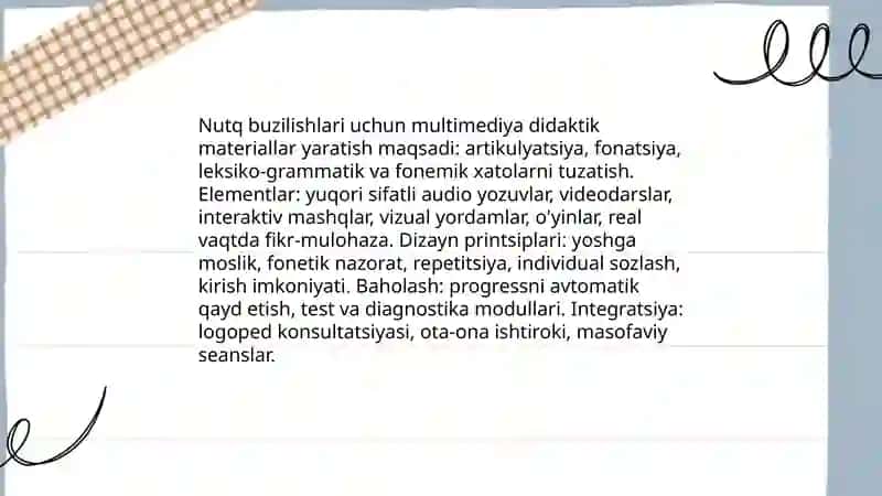 Logopedik texnalogiyalar qollashda didaktik materiallar tayyorlash 4