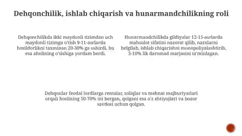 Feodal jamiyat va uning yemirilishi davridagi iqtisodiy qarashlar 4