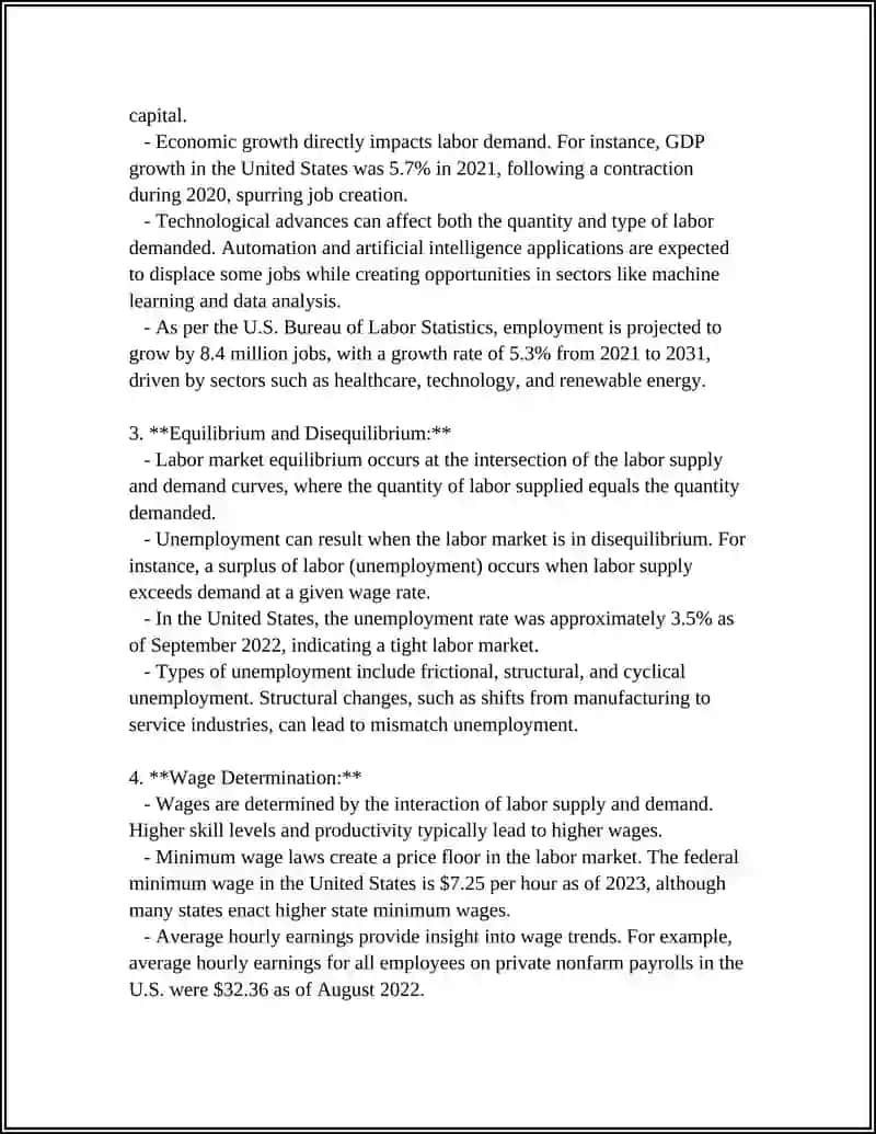 Labor Supply and Demand Overview 4