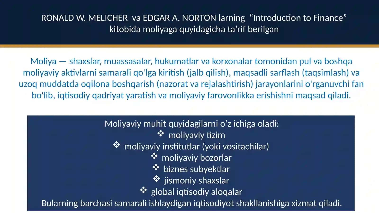 Personal moliya va moliyaviy savodxonlikka kirish 4