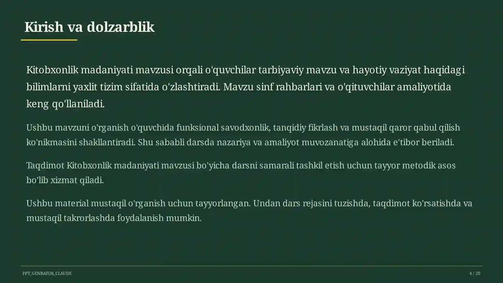 Kitobxonlik madaniyati 4