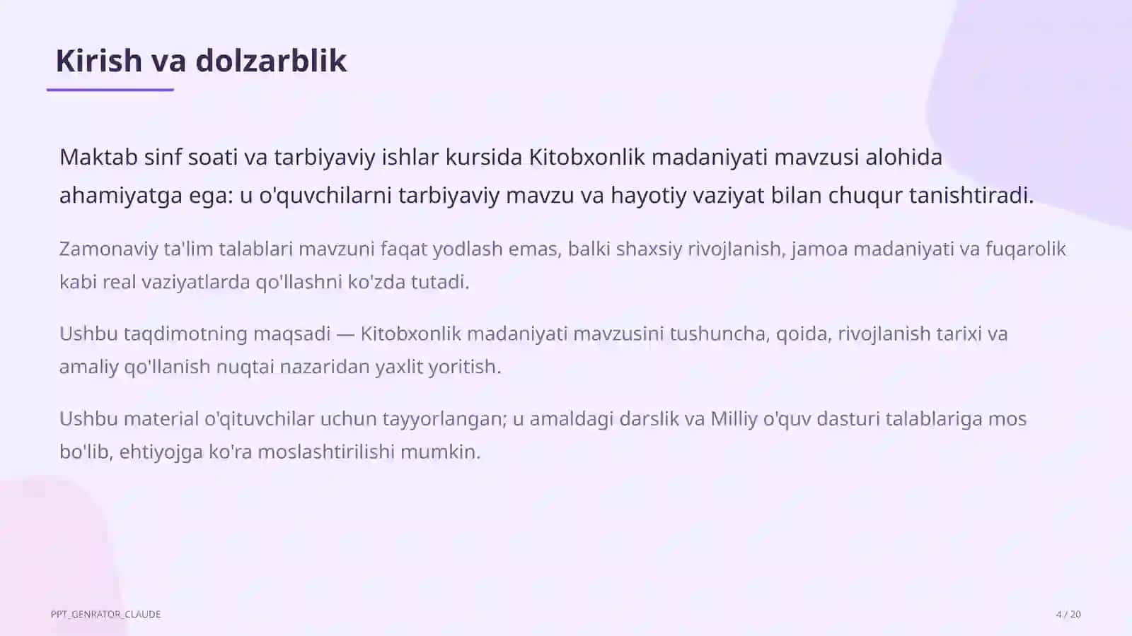 Kitobxonlik madaniyati 4