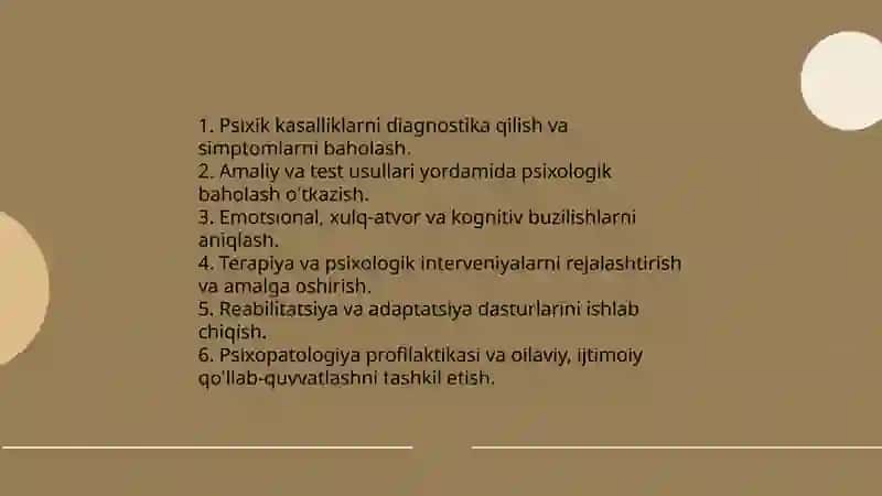 Klinik psihologiya predmeti va vazifalari 4
