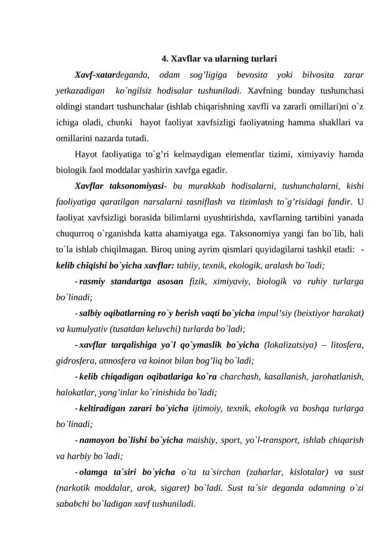Xavfsizlikni Ta’minlash Asoslari va Faoliyat 4