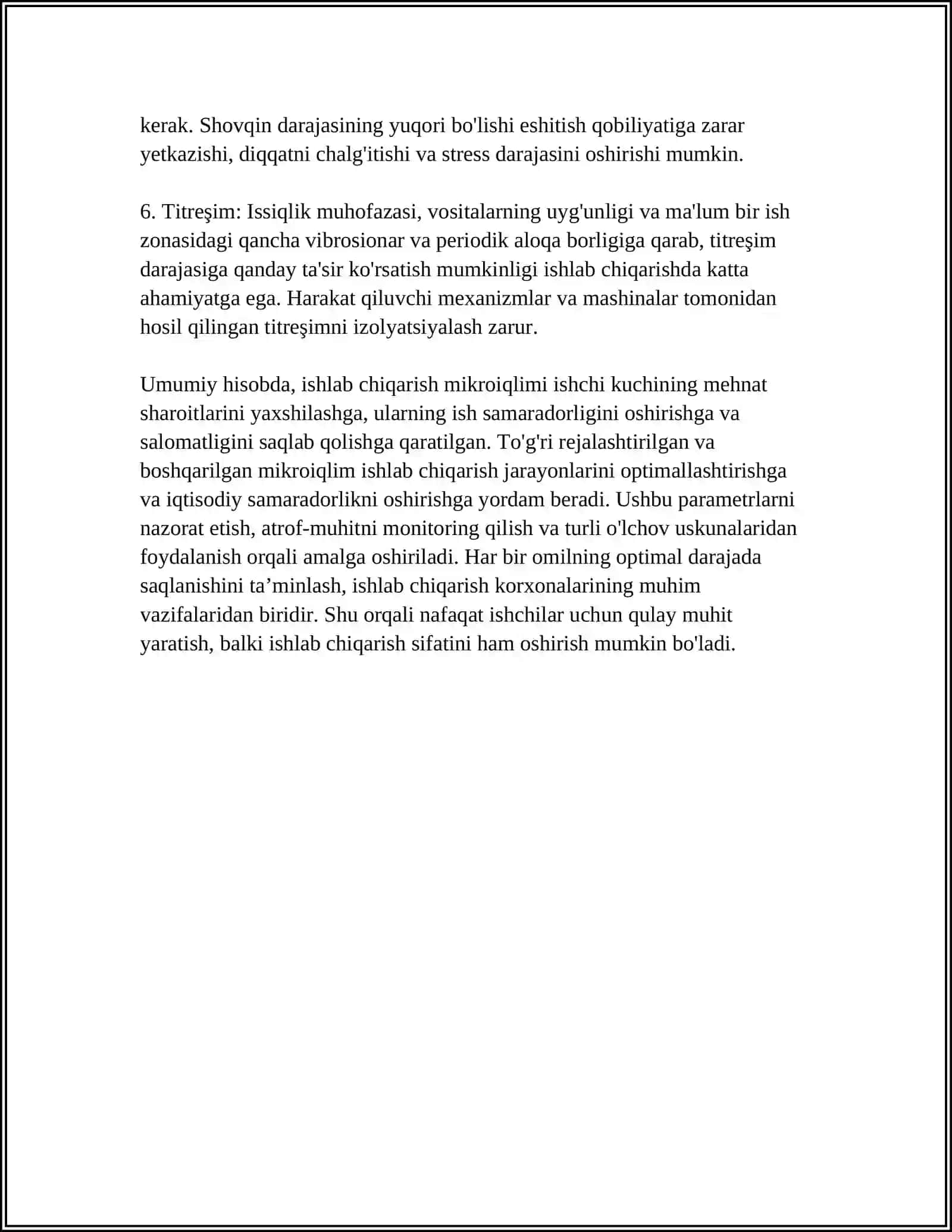 ISHLAB CHIQARISH MIKRO IQLIMNI GIGENYIK MEYORLARI 4