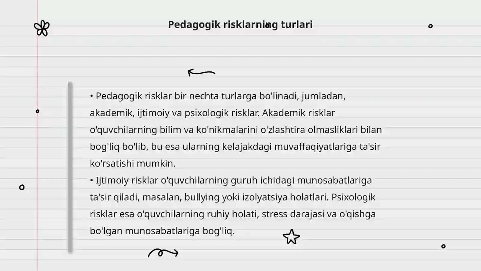 Pedagogik risklarni tahlil qilish va baholash 4