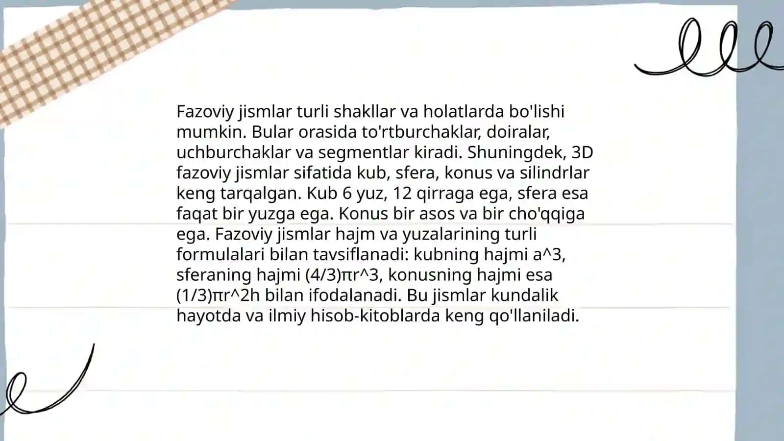 Fazoviy jismlar 4