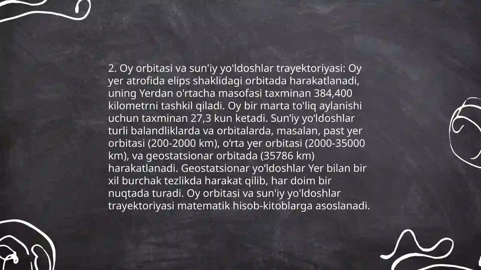 Oy su'niy yo'ldoshlarini uchirish 4