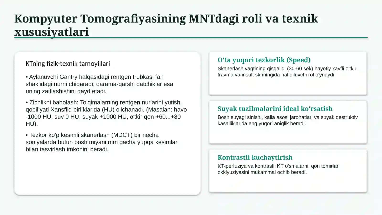 Markaziy nerv tizimi kasalliklari nur tashxisoti — KT va MRT 4