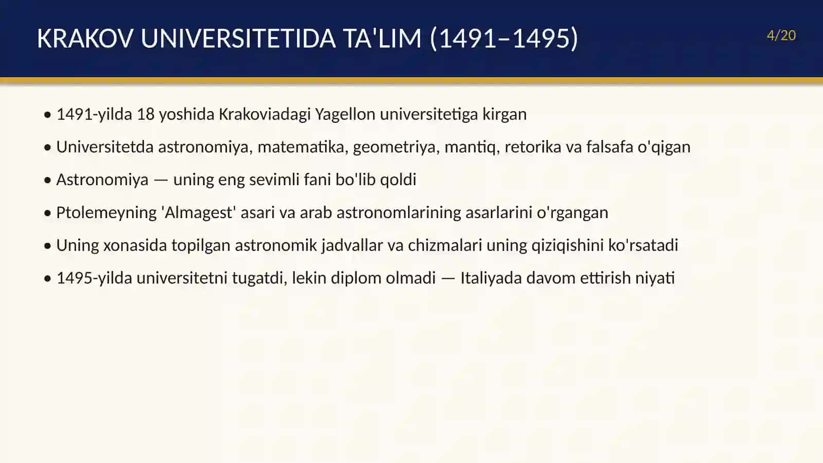 Nikolay Kopernik - ulugʻ olim 4