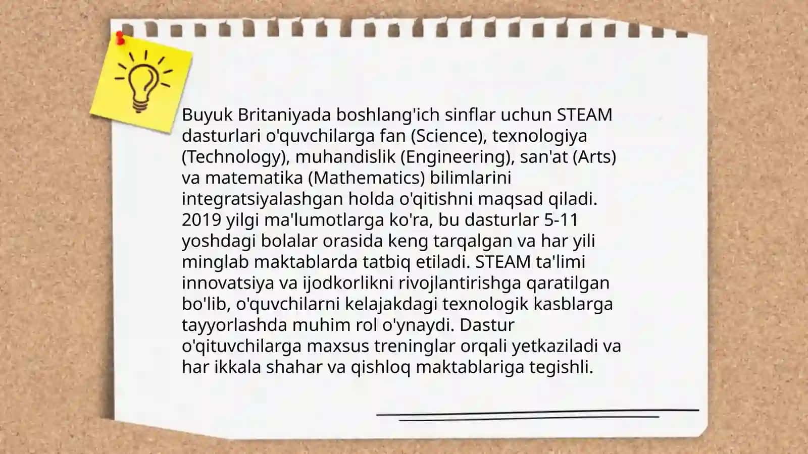 Boshlangʻich sinflarda STEAM texnologiyasi 4