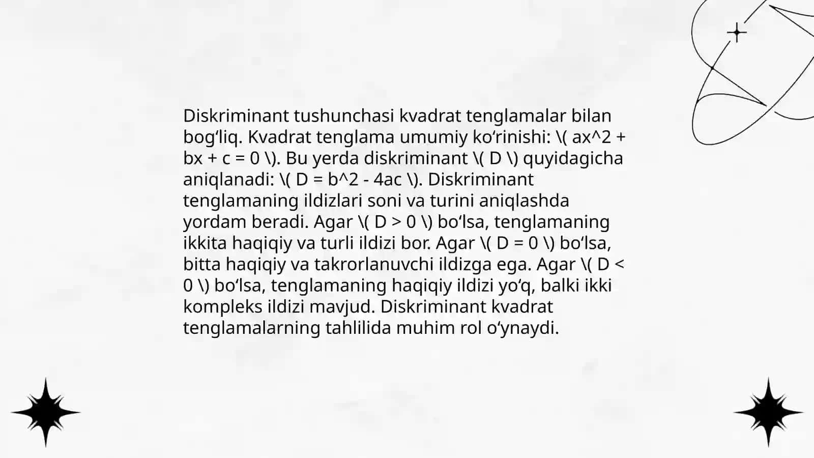 Kvadrat tenglama va uning ildizlari 4
