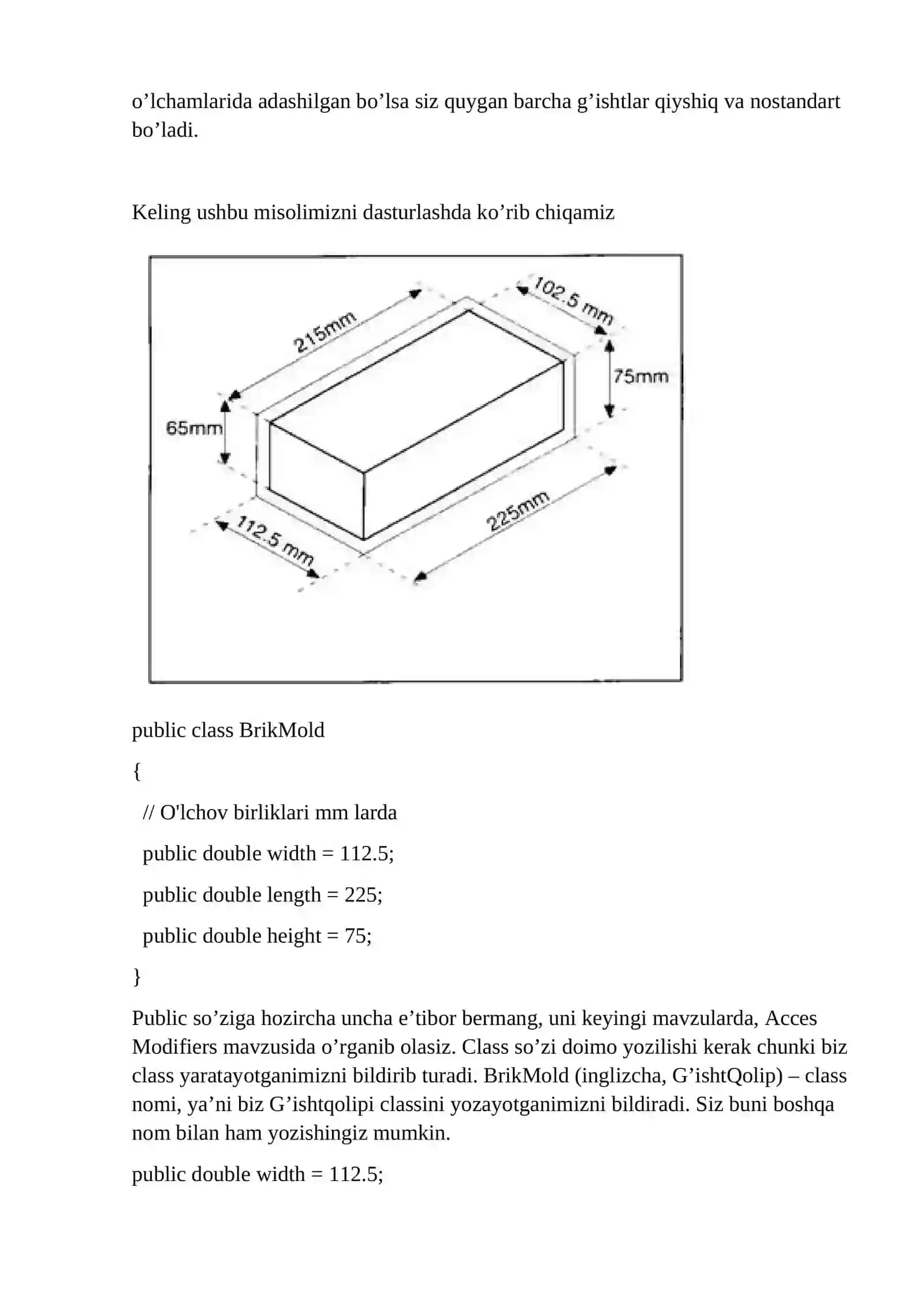 Object va Classlar 4