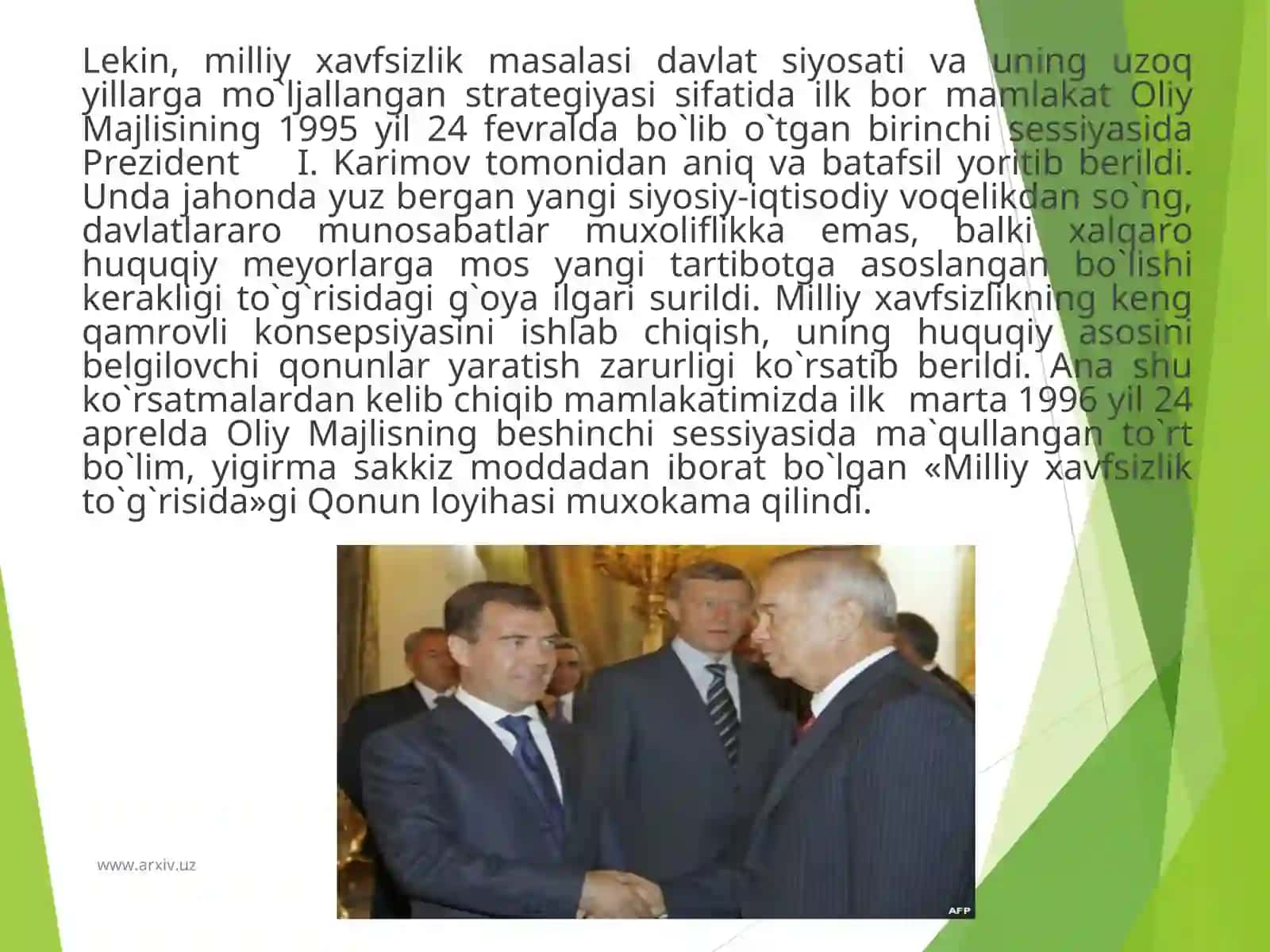 Mustaqillik yillarida quroli kuchlar ichki ishlar va davlat xavfsizlik tizimidagi islohatlar 4