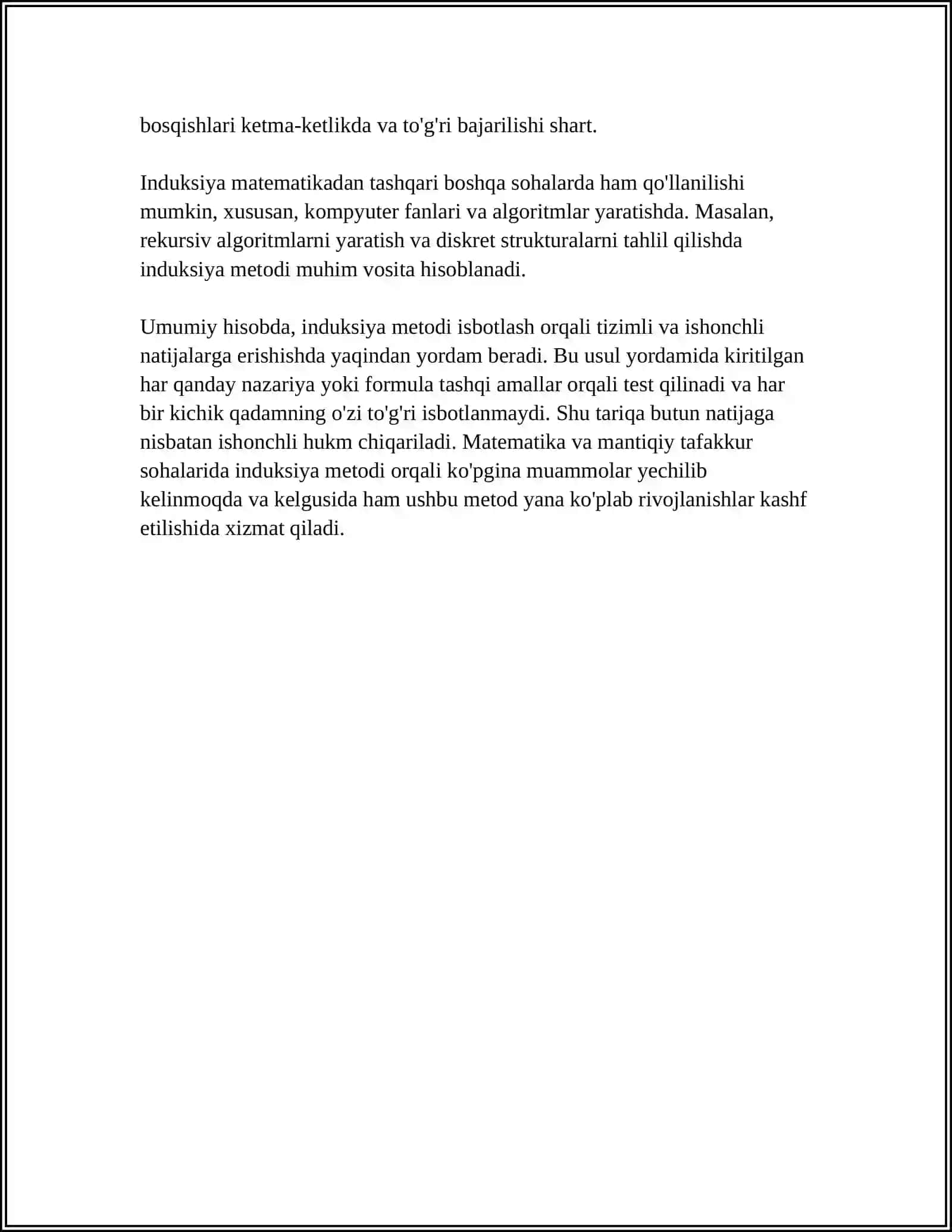 BOSHLANGʻICH SINFLARDA MATEMATIKA OʻQITISH METODLARI INDUKSIYA DEDUKSIYA VA ANOLOGIYA METODLARI 4