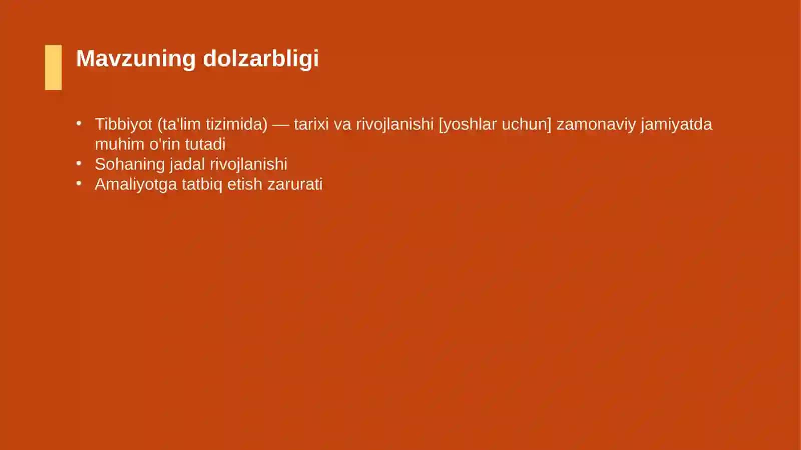 Tibbiyot (ta'lim tizimida) — tarixi va rivojlanishi [yoshlar uchun] 4
