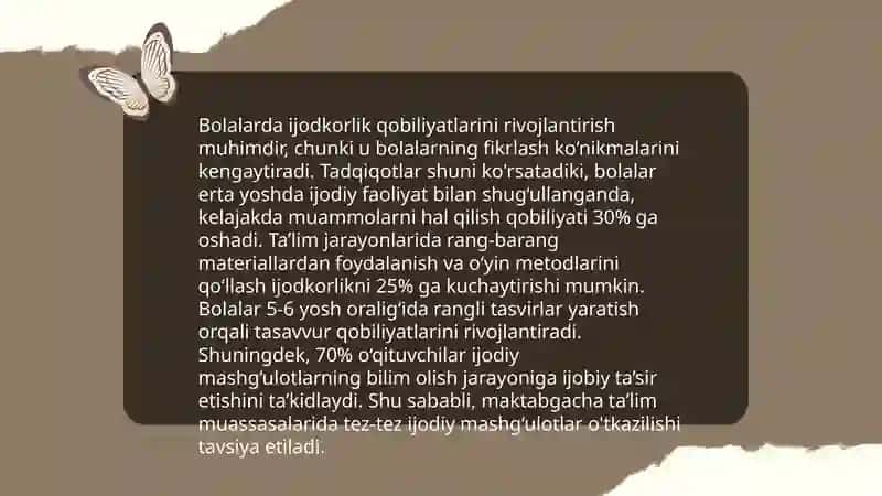Tasviriy san'atning bolalar rivojlanishiga ta'siri 4