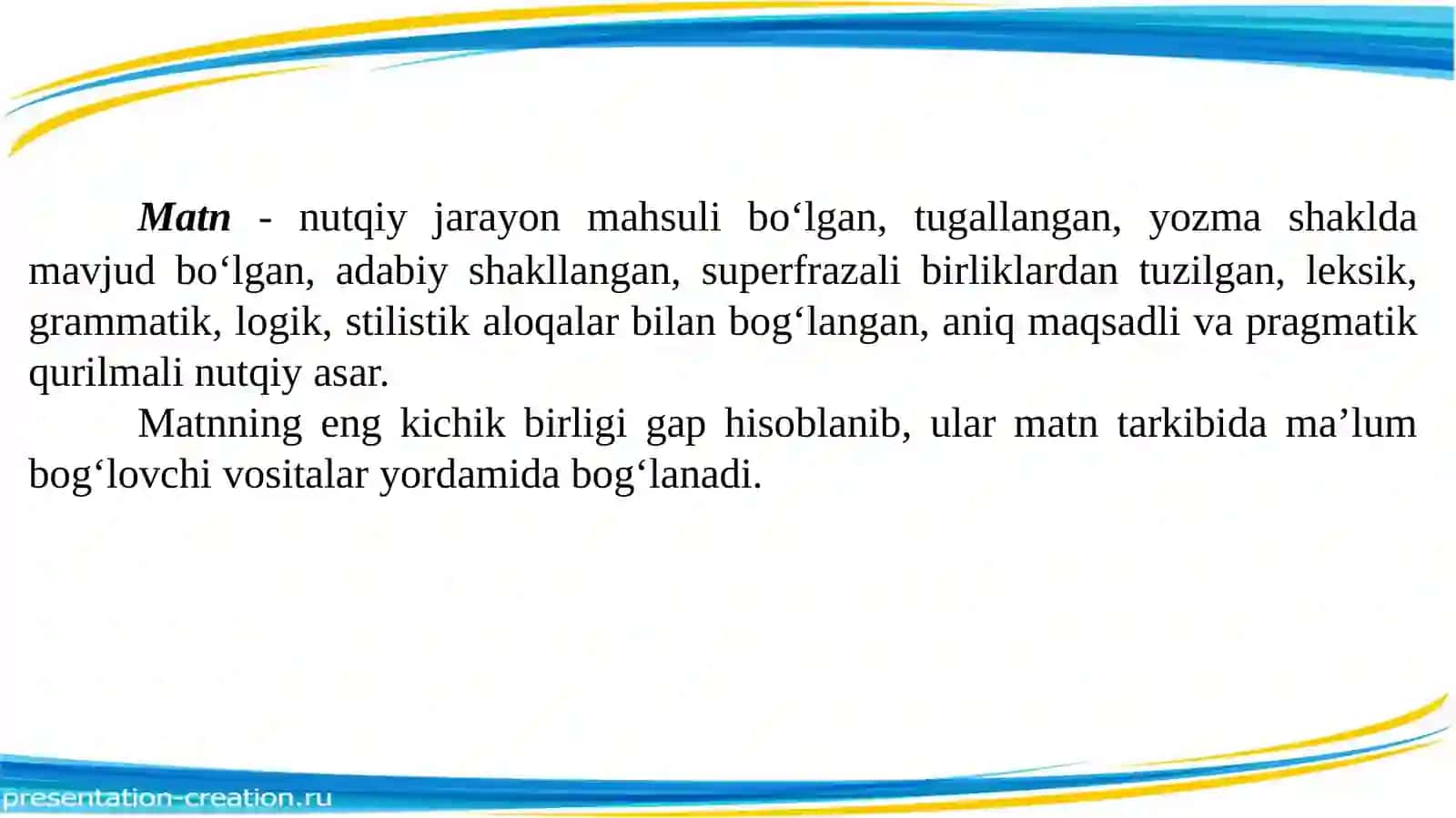 O‘ZBEKISTON VATANIM MANIM 4